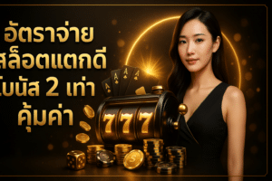 อัตราจ่าย สล็อตแตกดี