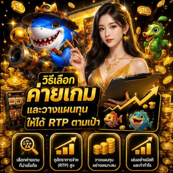 วิธีเลือกค่ายเกมและวางแผนทุนให้ได้ RTP