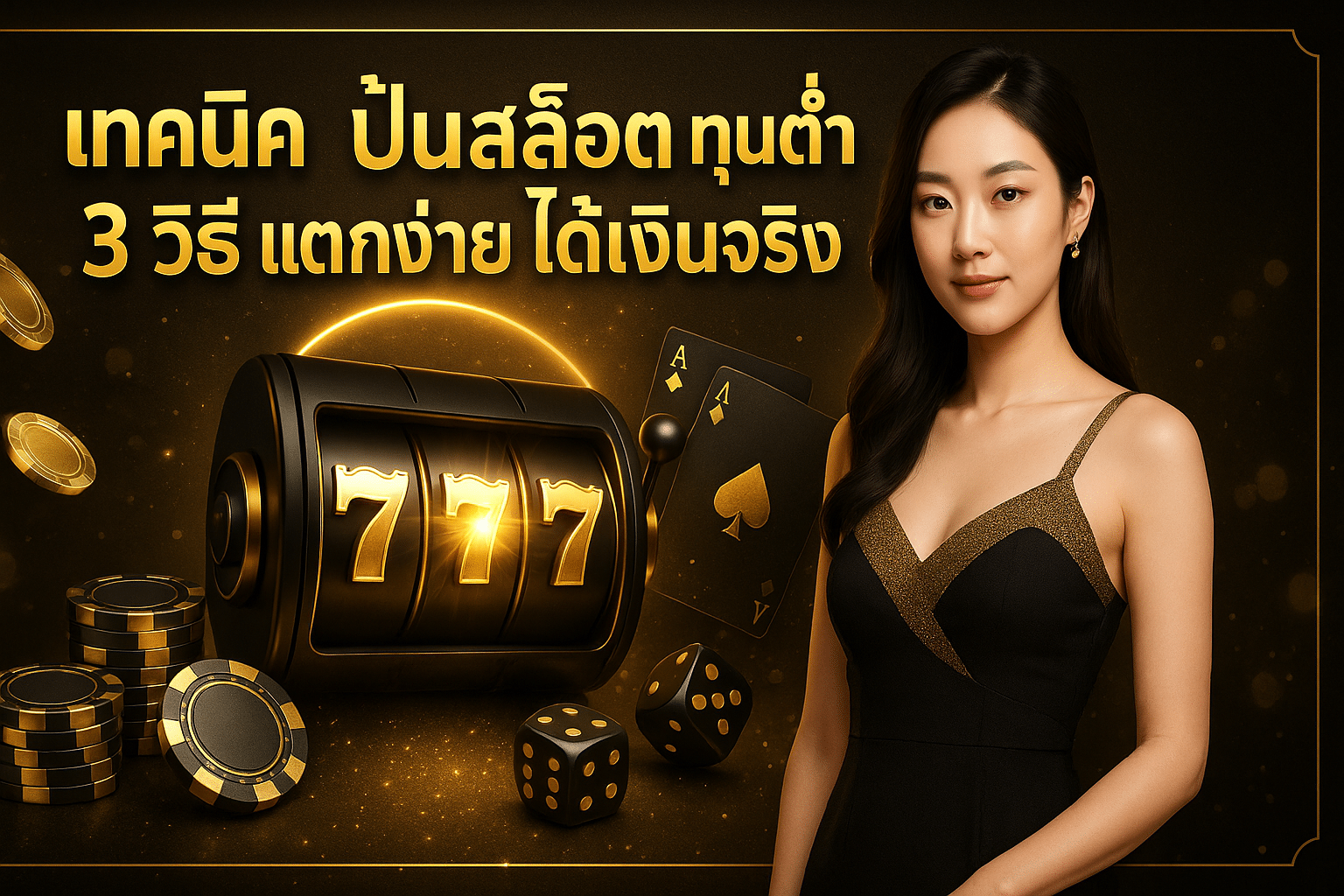 เทคนิค ปั่นสล็อต ทุนต่ำ